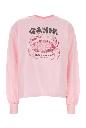 Ganni Basic cotton jersey longsleeve crab