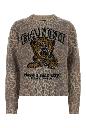 Ganni Graphic wool sweater tiger