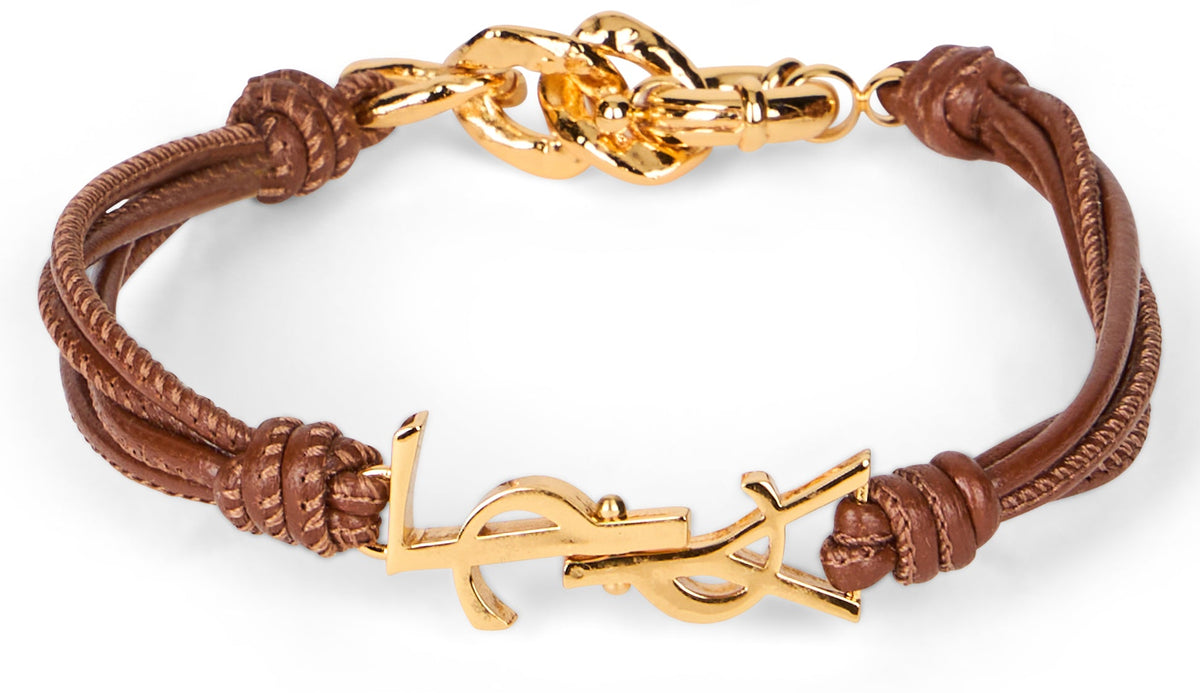 Leather bracelet with logo RTW