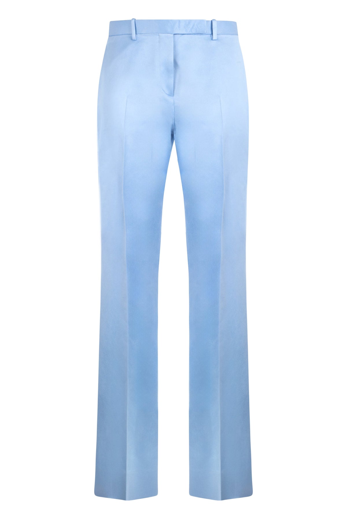 Straight pants in cotton and silk blend RTW