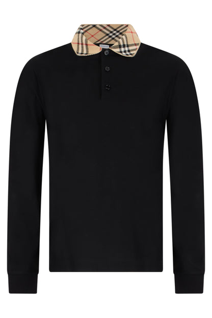 Cotton sweater with polo collar RTW