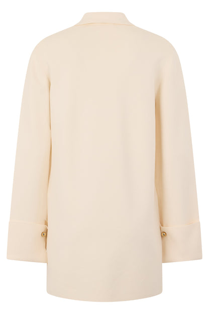 Blouse in a viscose and polyamide blend RTW
