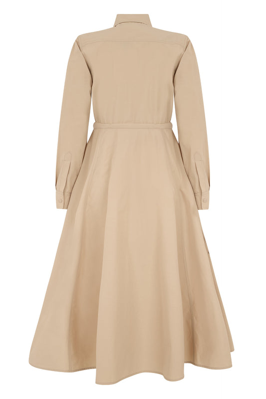 Midi chemisier dress in poplin RTW