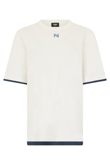 T-shirt with contrast details RTW