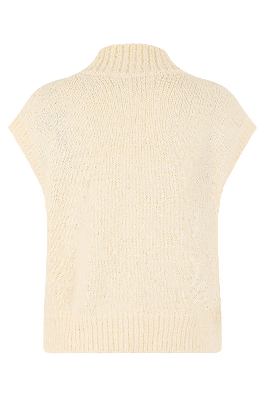 High collar sweater with zip RTW