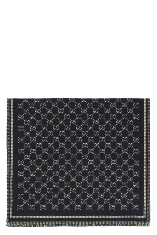 Wool jacquard scarf ACC
