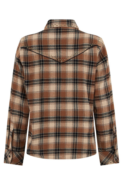 Cotton shirt with studs RTW