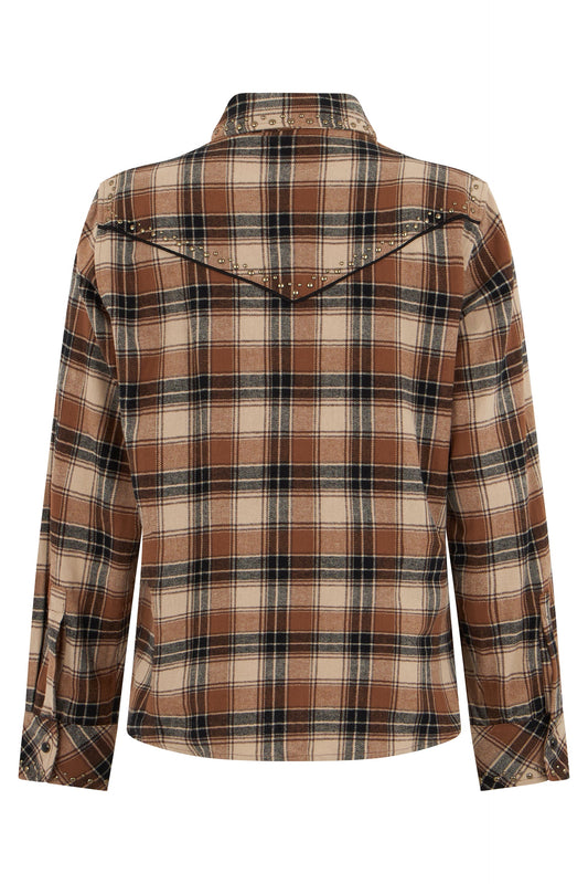 Cotton shirt with studs RTW