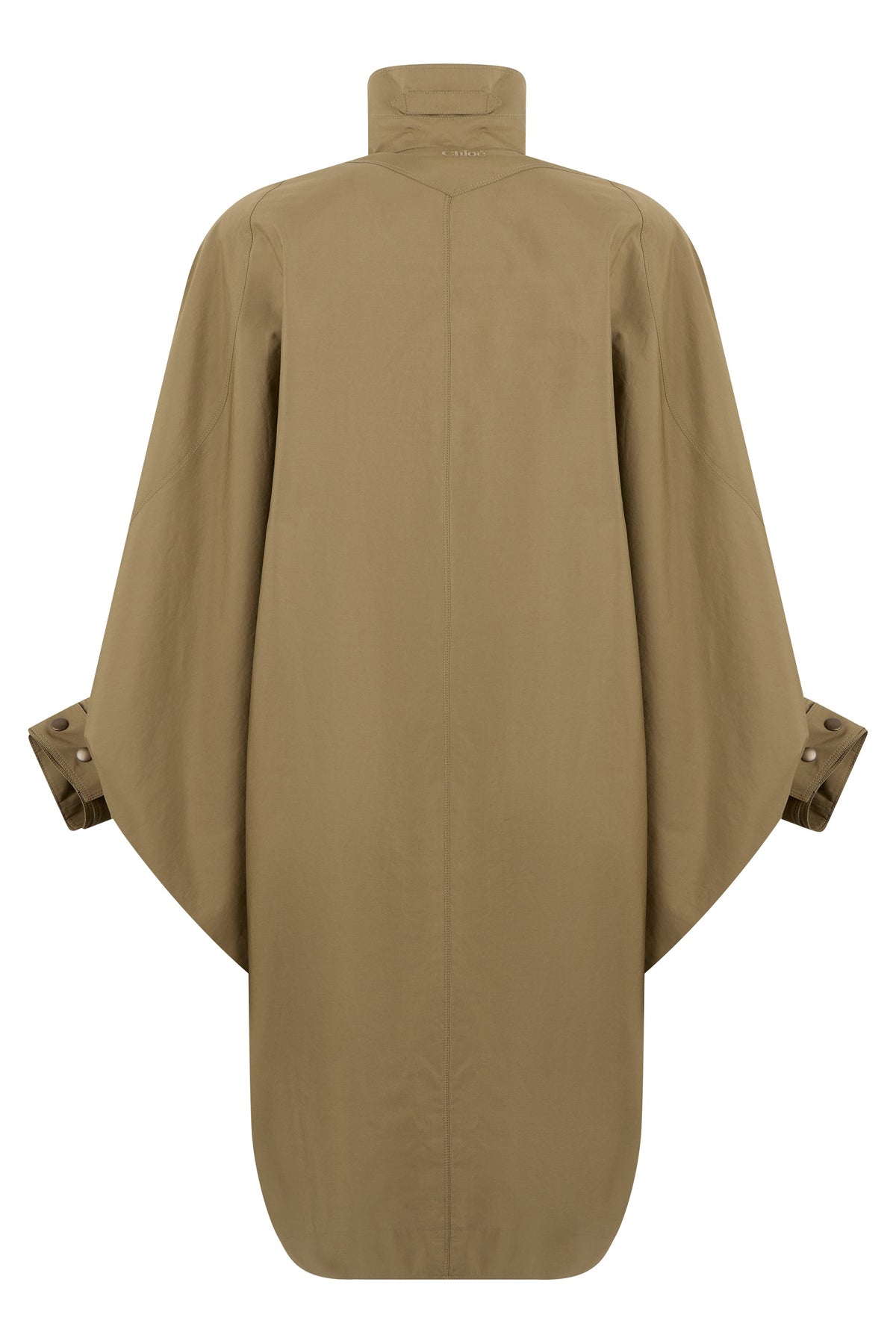Oversized coat in poplin RTW
