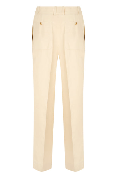 Pants in a viscose and linen blend RTW