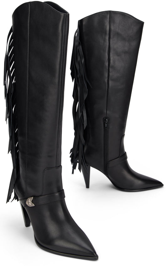 Fringe boots SHOES