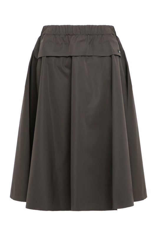 Wide skirt in technical fabric RTW
