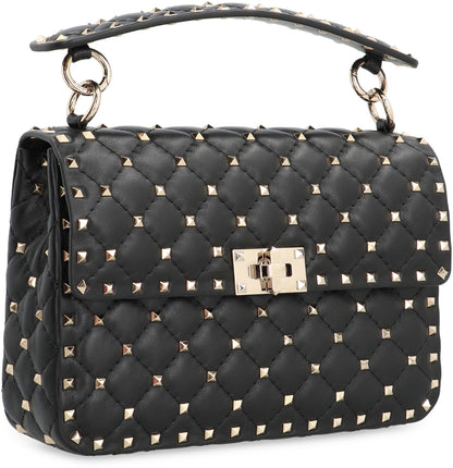 Valentino Garavani - Rockstud Spike media Leather handbag BAGS