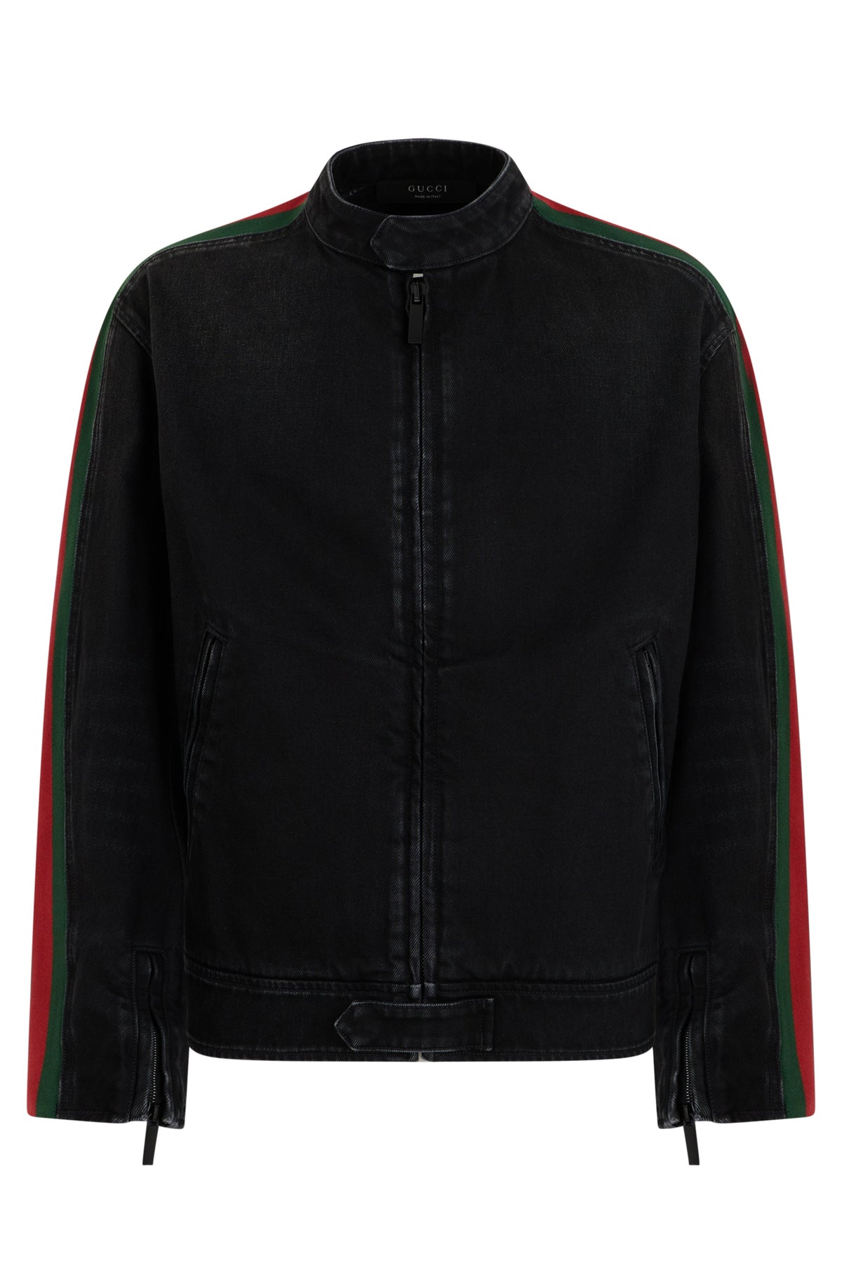 Denim jacket with web band RTW
