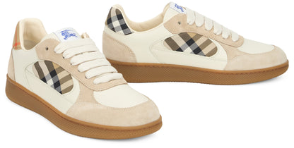 Sneakers with tartan details SHOES