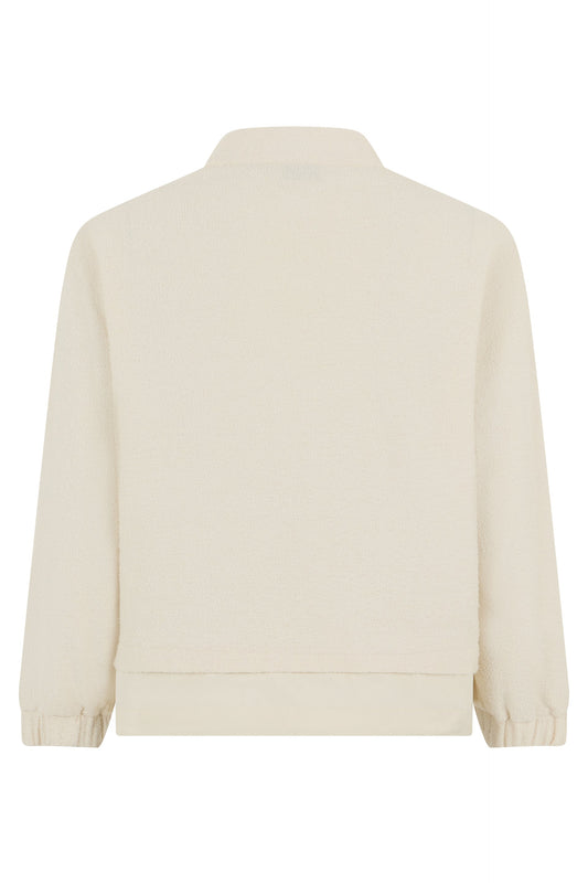 Cardigan in cotton blend with zip RTW