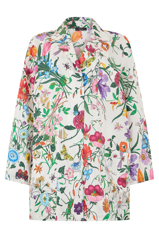 Floral Shirt in Silk RTW