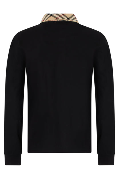 Cotton sweater with polo collar RTW