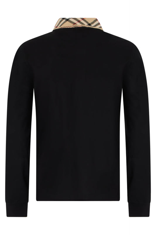 Cotton sweater with polo collar RTW