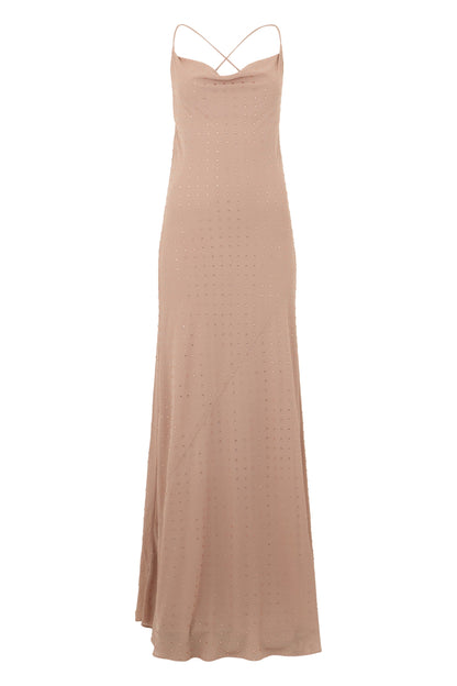 Long dress with rhinestones RTW