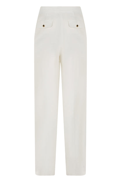 High-waisted straight trousers RTW