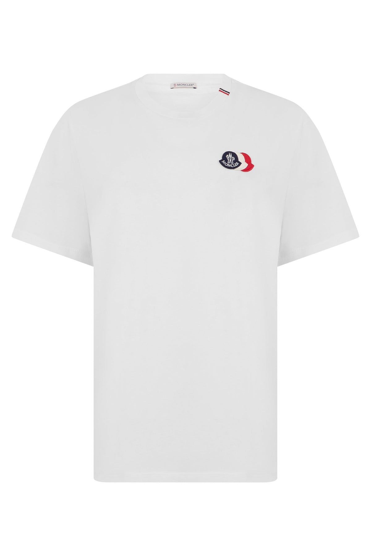 White cotton T-shirt with colorful logo RTW