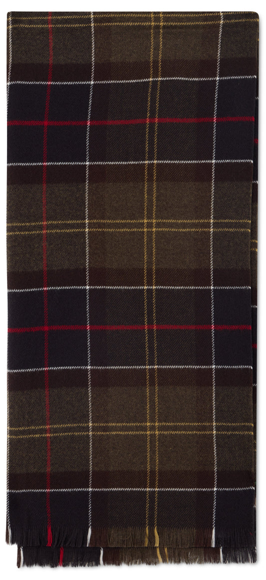 Tartan fabric scarf ACC
