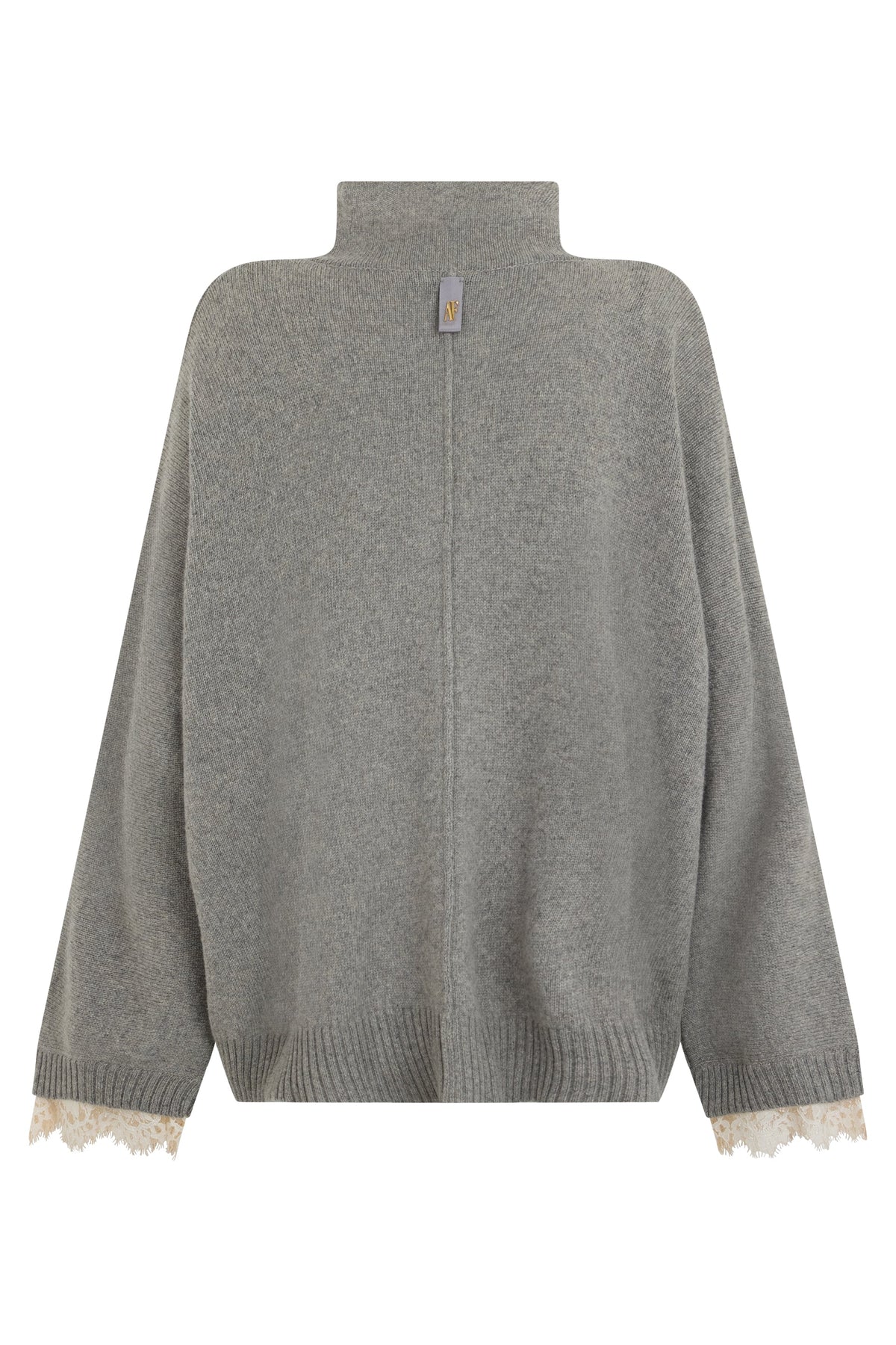 Oversized sweater with high collar RTW