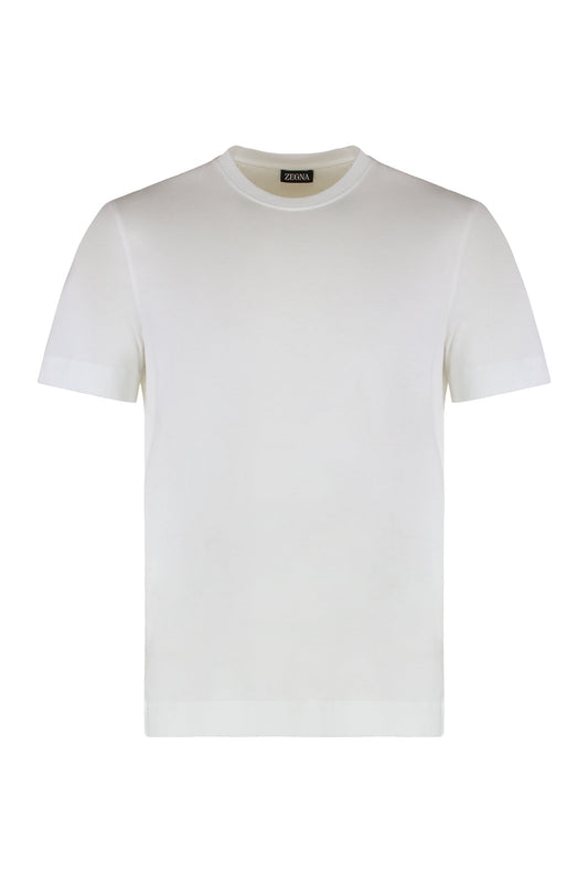 Crew neck T-shirt in cotton RTW