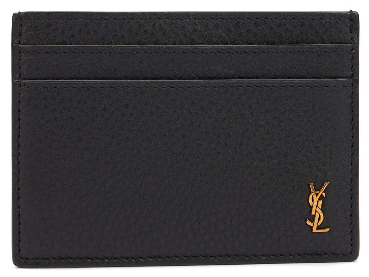 Tiny Cassandre card holder in leather RTW
