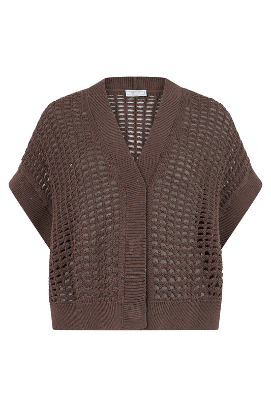 Lace-knit cardigan RTW