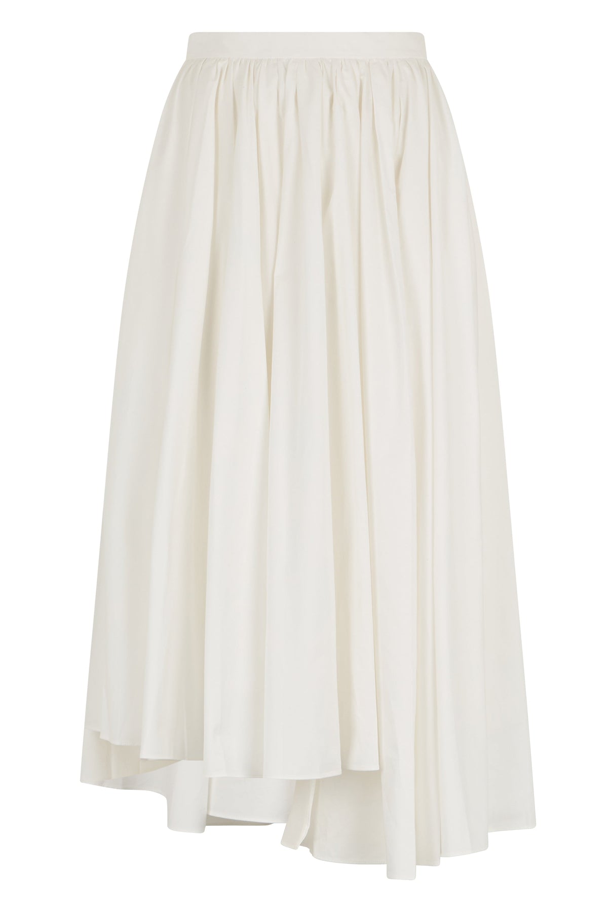 Asymmetrical pleated skirt RTW