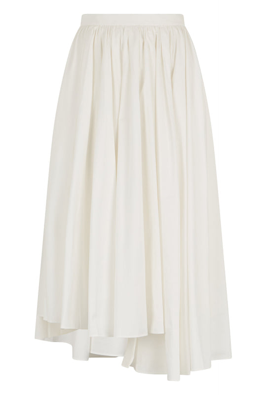 Asymmetrical pleated skirt RTW