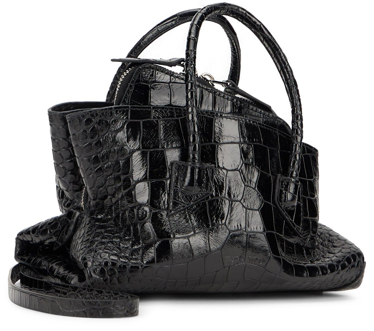 The Attico Handbag Mini walk in leather