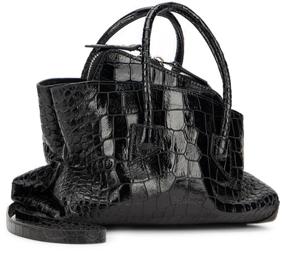 The Attico Handbag Mini walk in leather