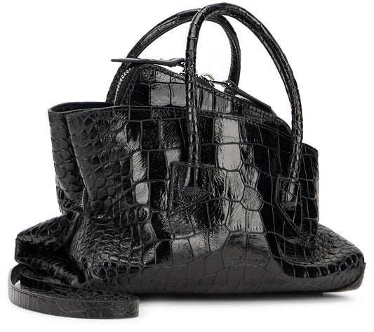 The Attico Handbag Mini walk in leather