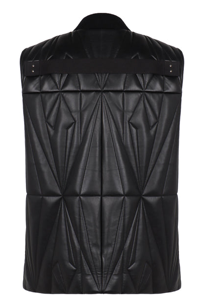 Moncler + Rick Owens - Geocamo leather gilet RTW