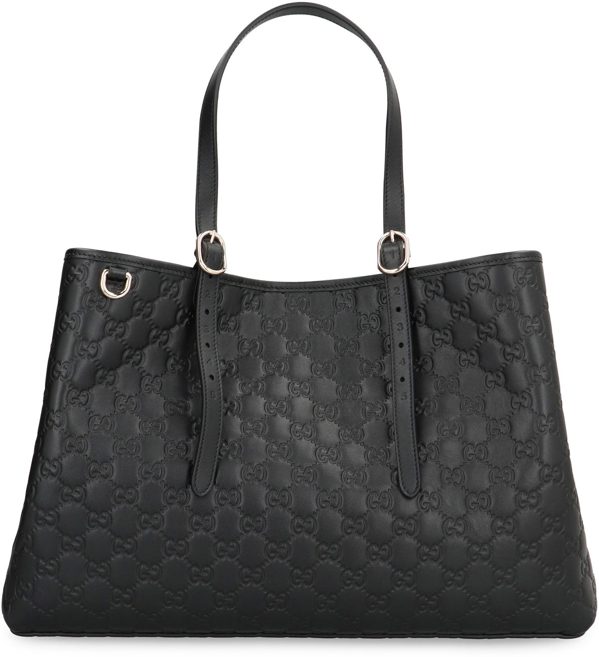 GG Emblem large leather tote BAGS