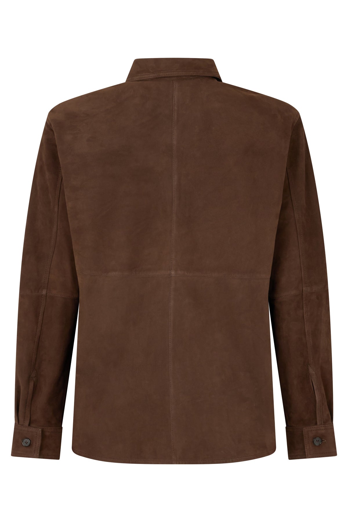 Leather jacket with buttons RTW