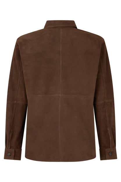 Leather jacket with buttons RTW