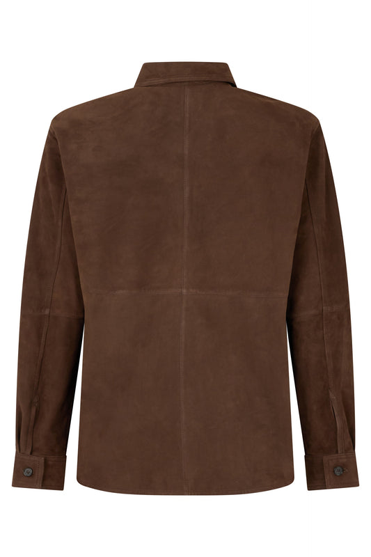 Leather jacket with buttons RTW
