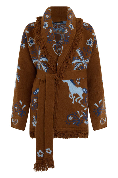Cardigan with belt ACC