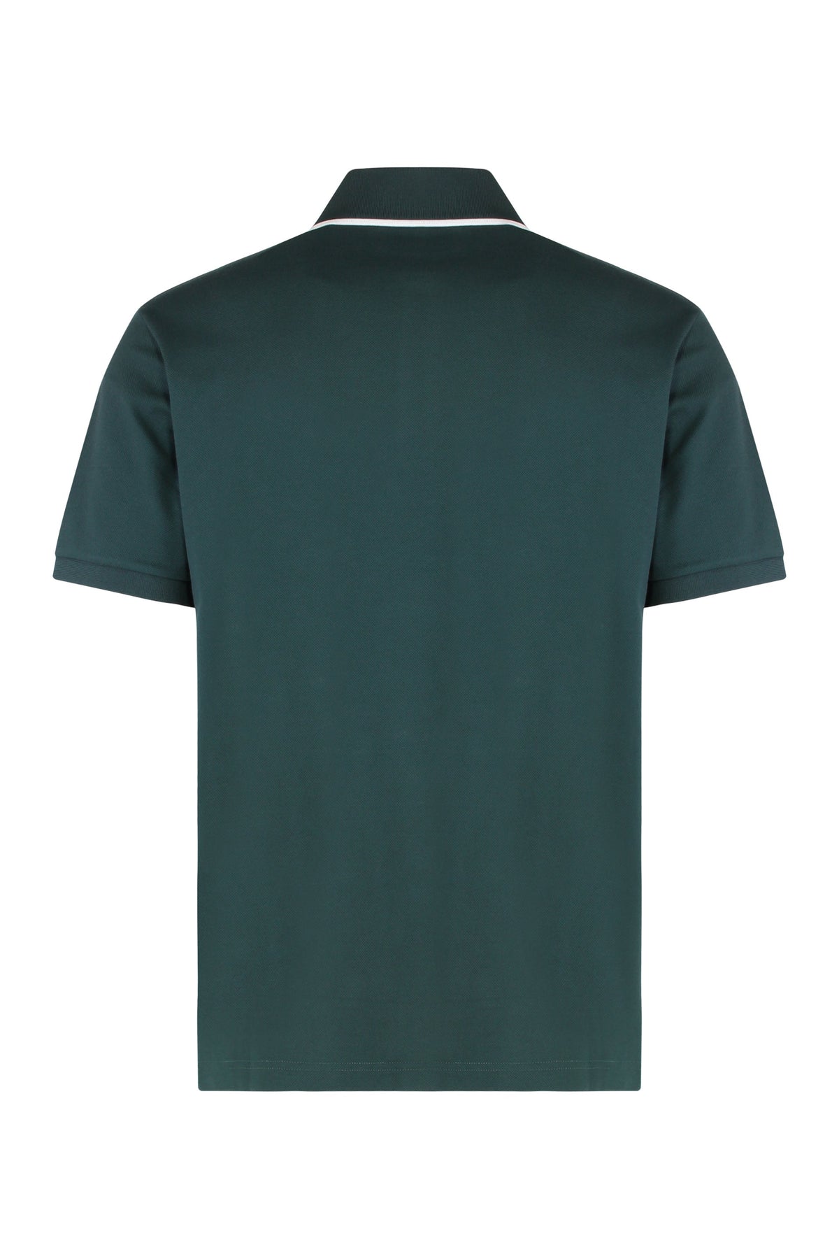Piqué cotton polo with embroidery RTW
