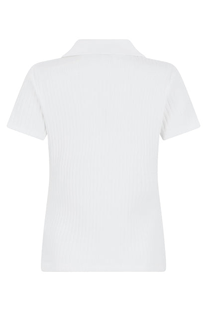 Cotton ribbed polo RTW
