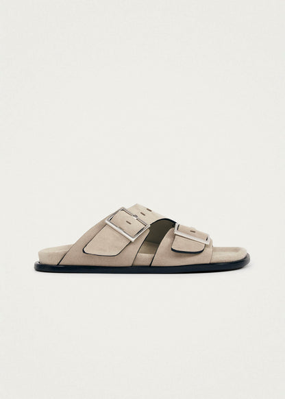 Alohas Alba suede beige leather sandals
