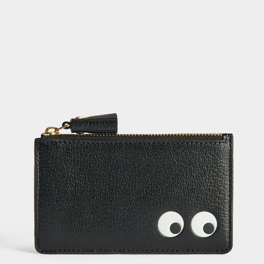 Anya Hindmarch Zip card case eyes in capra
