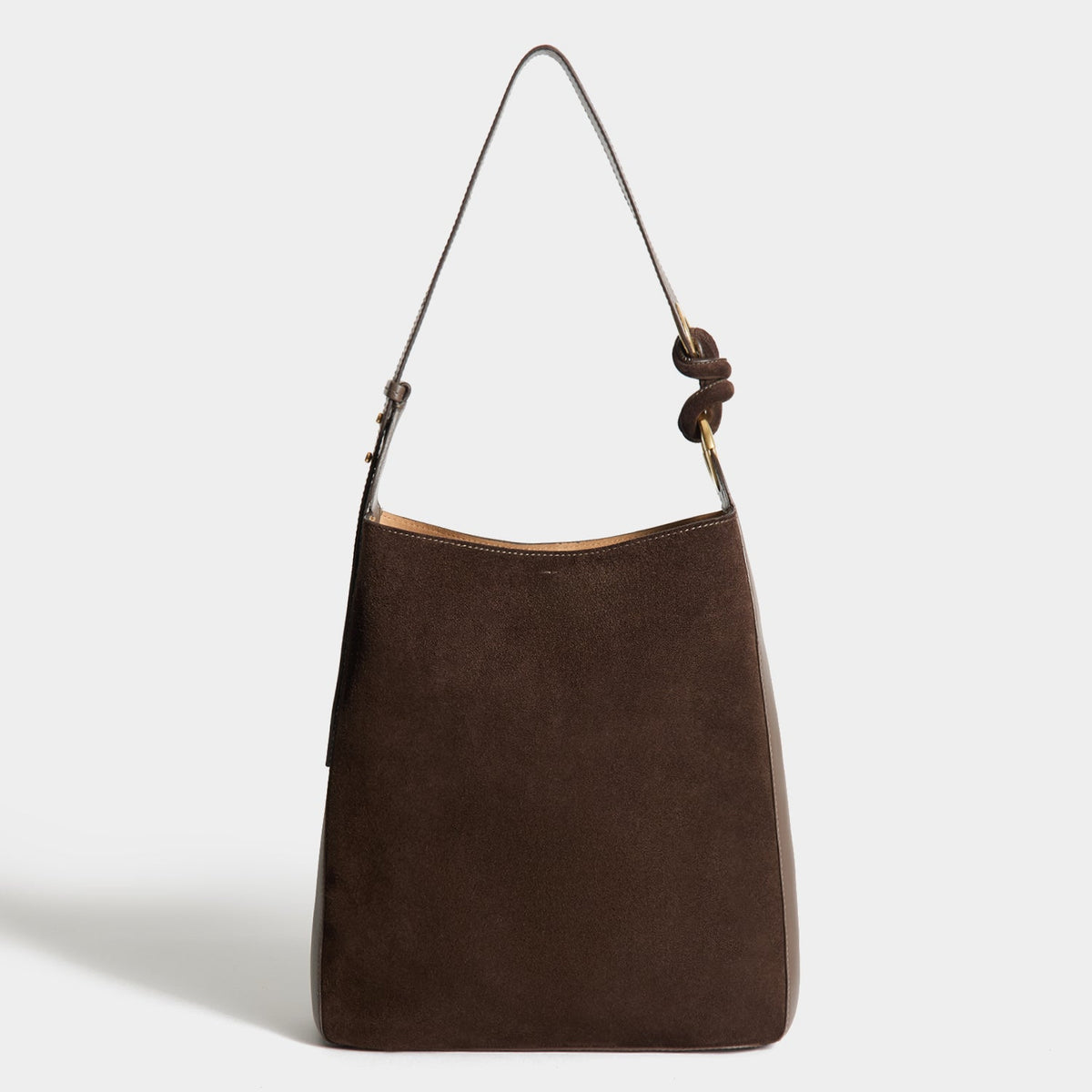 Anya Hindmarch Ringo shoulder bag in silky calf with suede