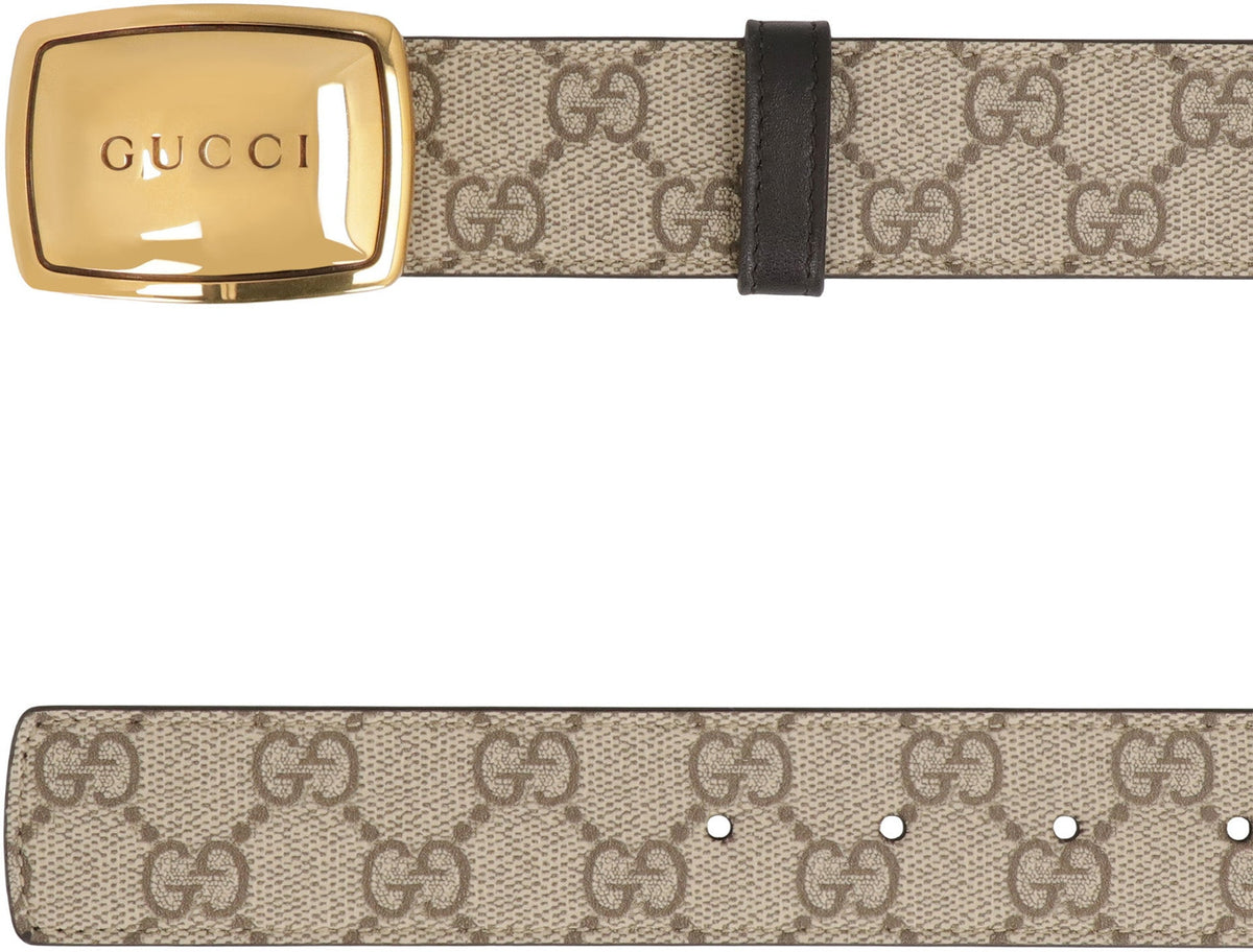 Belt with a logo buckle ACC