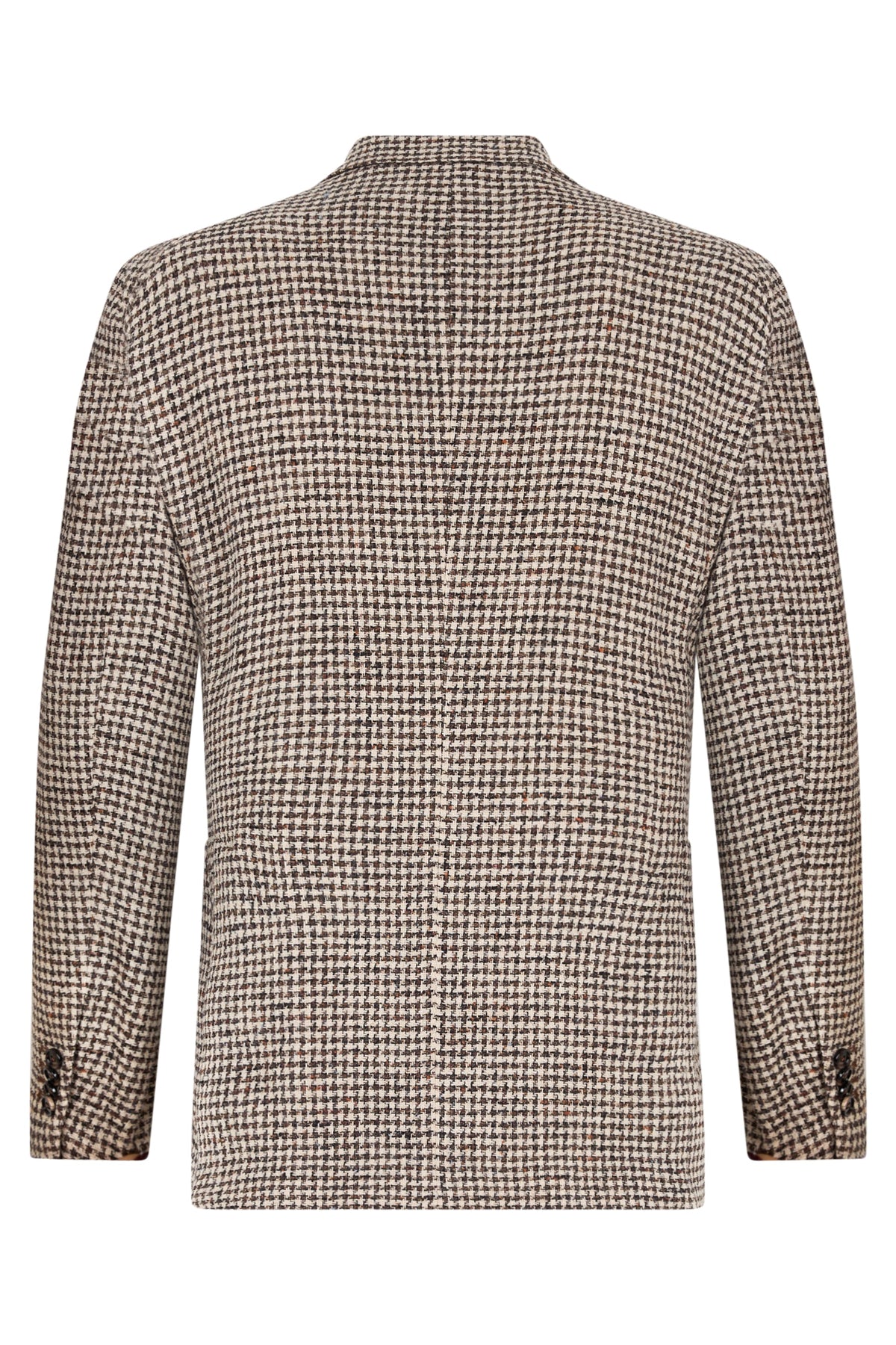 Double-breasted jacket in worked fabric RTW