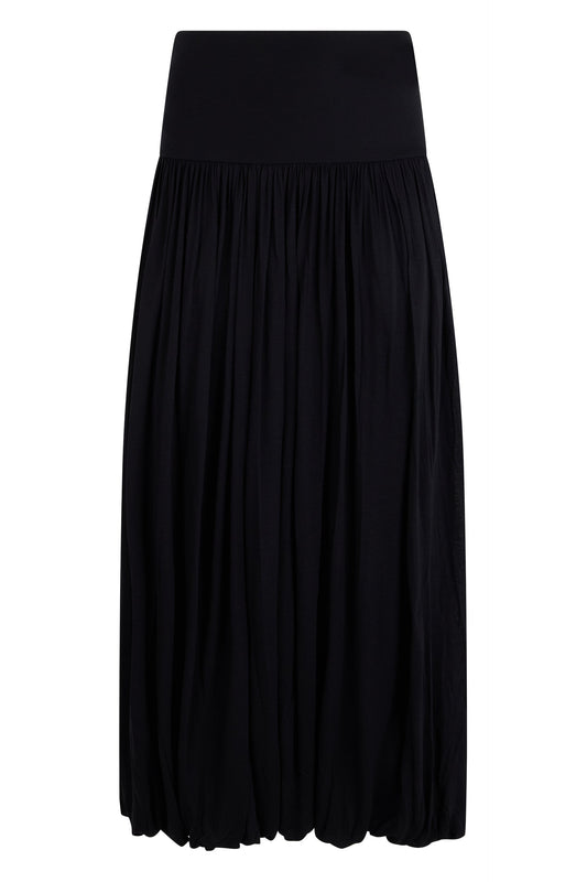 Long skirt with crinkled effect RTW